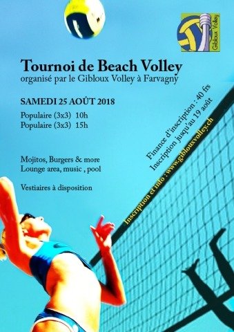 Image Tournoi de Beach Volley 2018