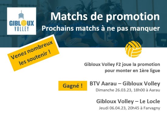 Image Matchs de promotion en 1ère ligue