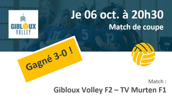 Image Bravo Gibloux Volley et MERCI aux spectateurs !